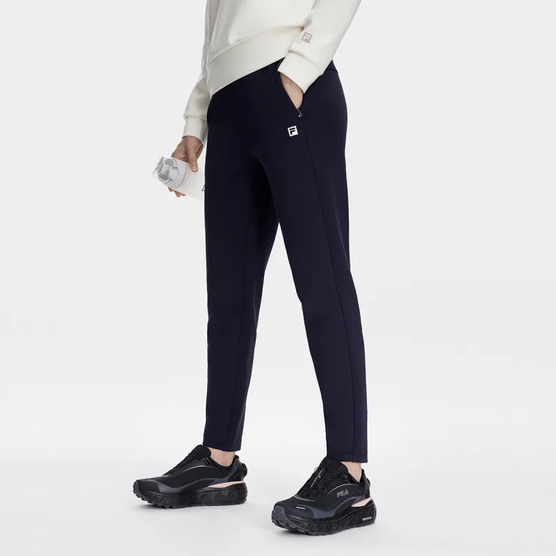 FILA Knitted Sports Pants Women's Royal Blue-4