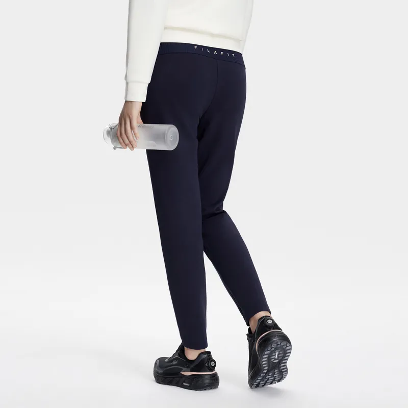 FILA Knitted Sports Pants Women's Royal Blue-3