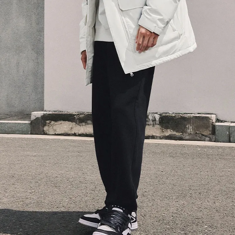 LiNing Sports Life Collection Knitted Sports Pants Men's Black-4