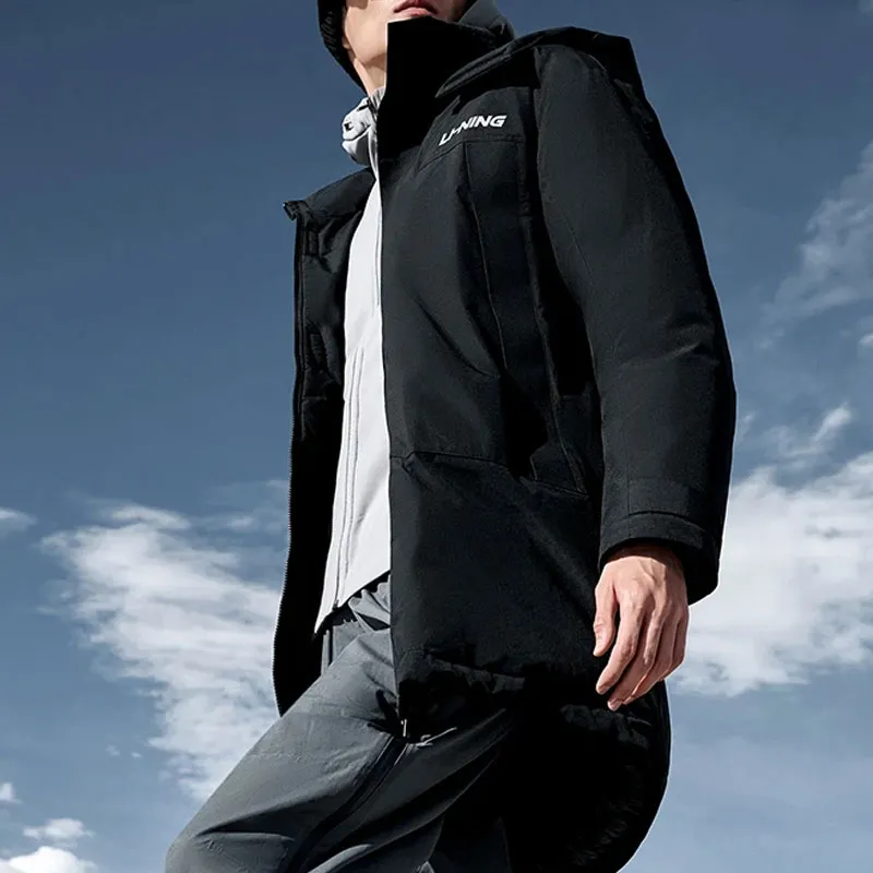 LiNing Fondue Down Series Down Jacket Men's Black-3