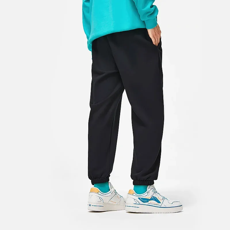LiNing x Disney Knitted Sports Pants Men's Black-2