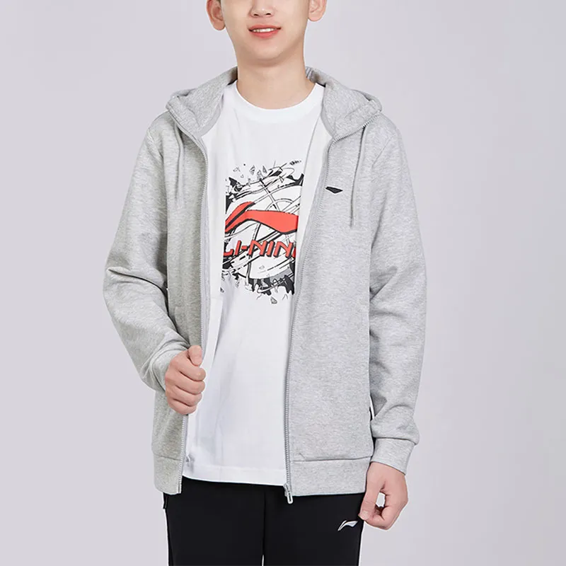 LiNing Badminton Series Jacket Men's Heather Gray-5