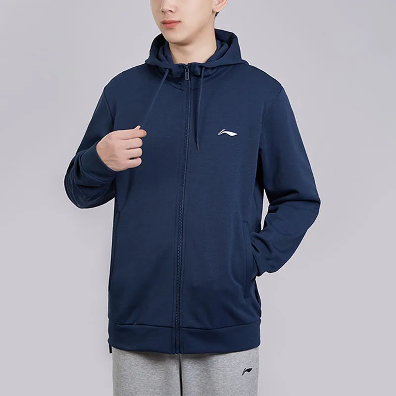 LiNing Badminton Series Jackets Coats Men's Navy Blue-5