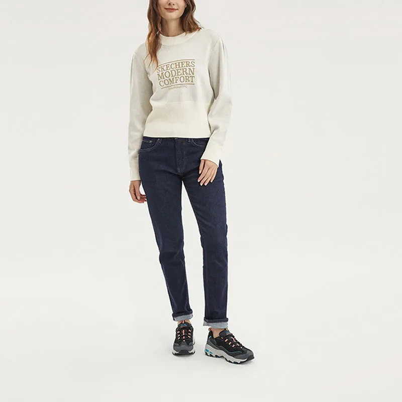 Skechers Sweatshirt Women's Marshmallow White-2