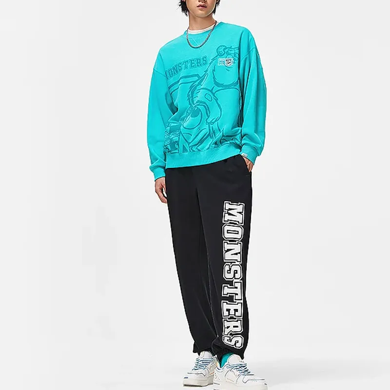 LiNing x Disney Knitted Sports Pants Men's Black-3