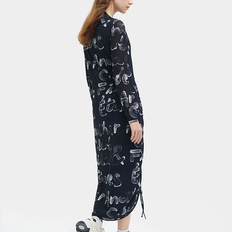 FILA Long Sleeved Dresses Women's All Over Print-3