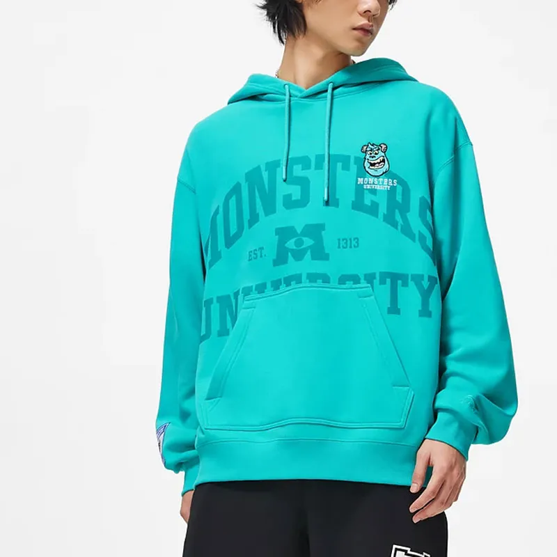 LiNing x Disney Sweatshirt Unisex Ice Celadon Green-3