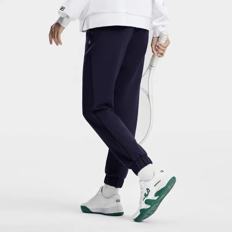 FILA Knitted Sweatpants Women's Royal Blue-3