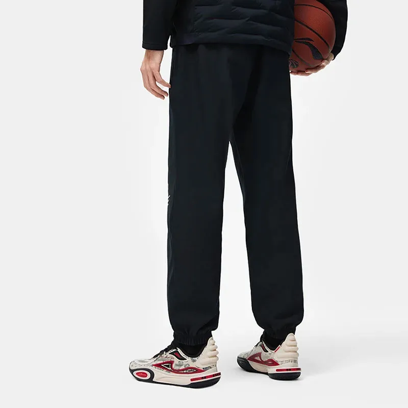 LiNing Knitted Sports Pants Men's Black-3