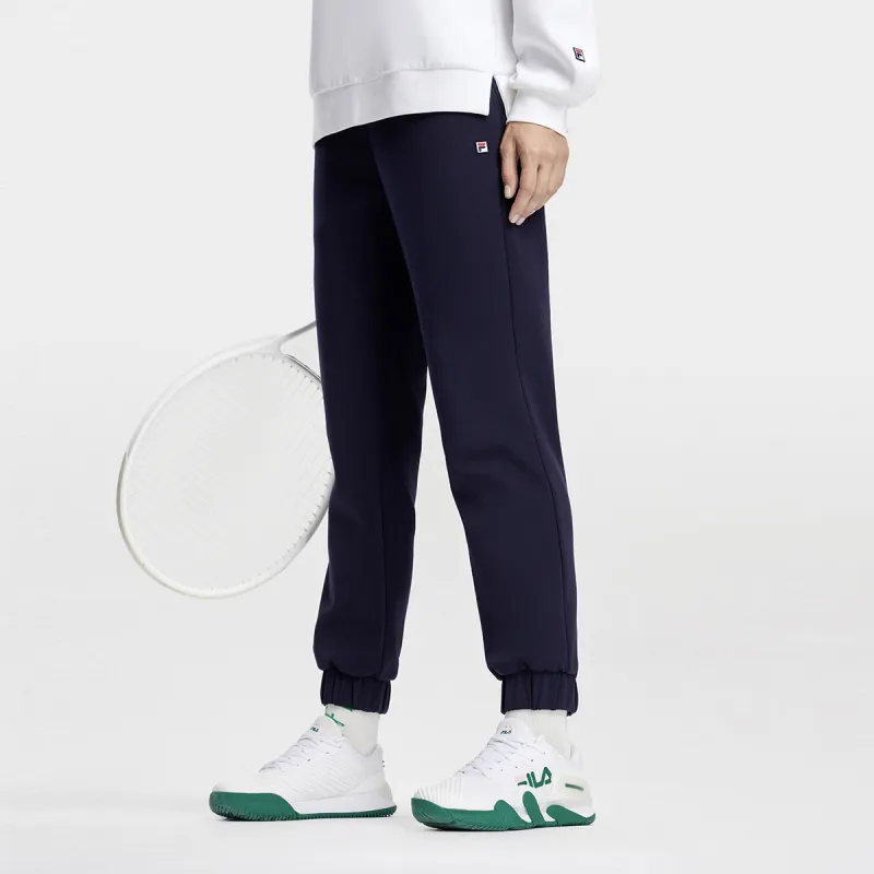 FILA Knitted Sweatpants Women's Royal Blue-4