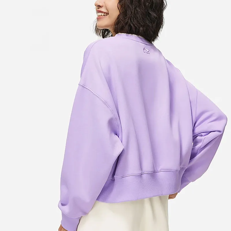 Disney X LINING Disney Sweatshirts Women's Vero Rose Purple-3
