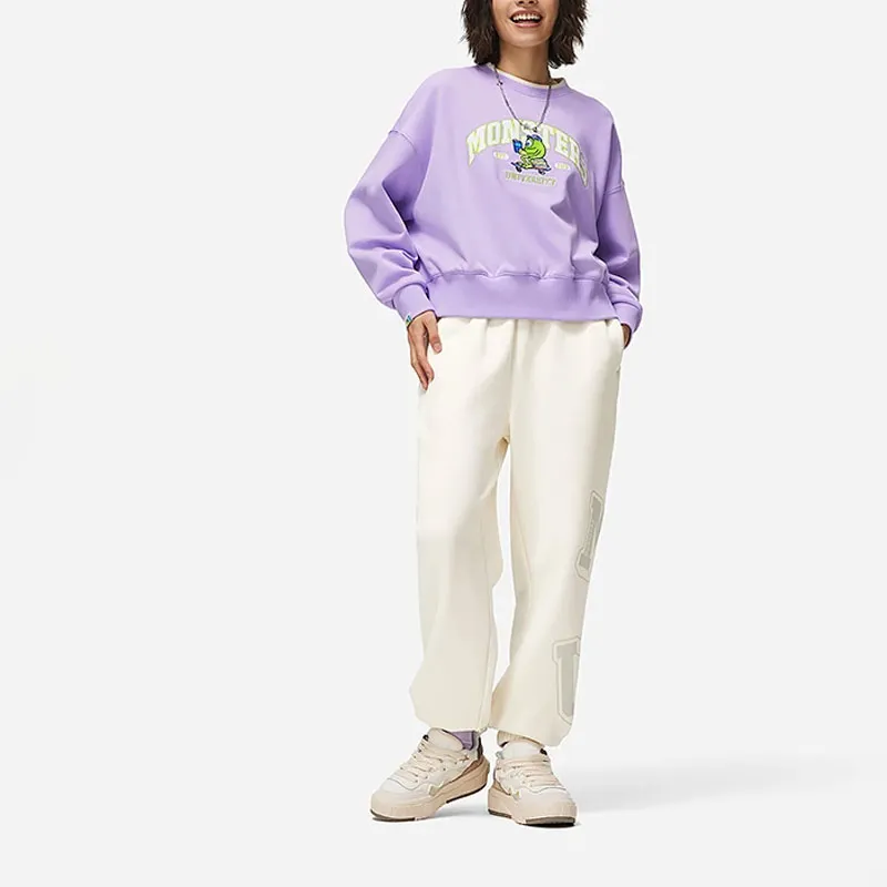 Disney X LINING Disney Sweatshirts Women's Vero Rose Purple-2