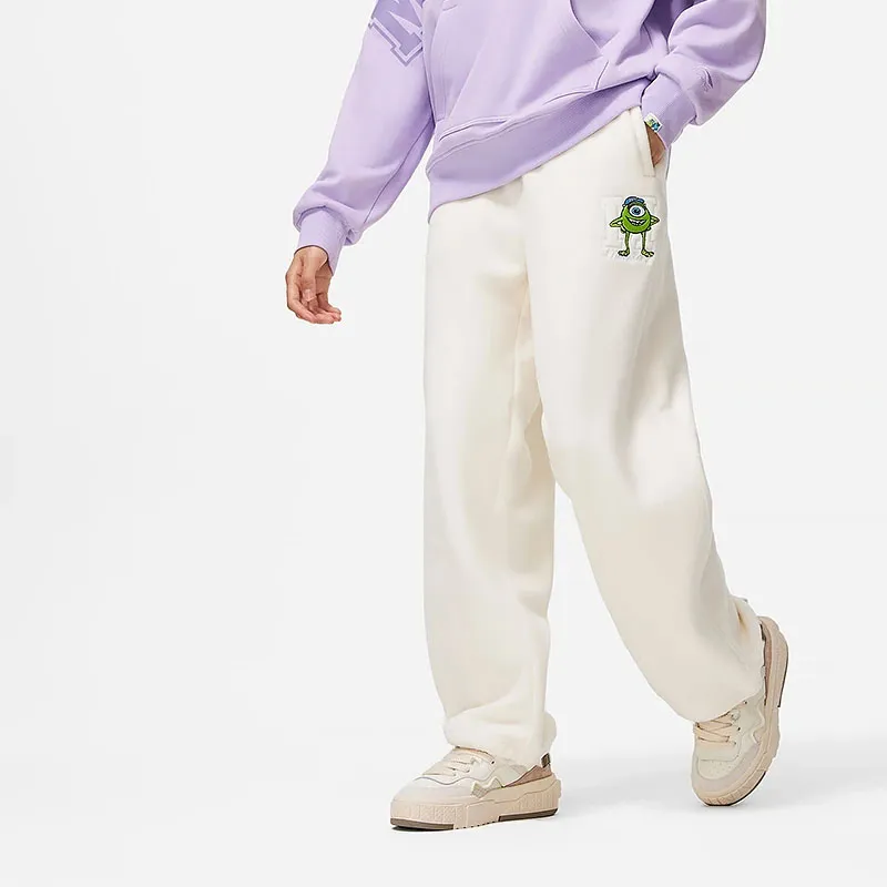 Disney X LINING Knitted Sweatpants Women's Ecru-4