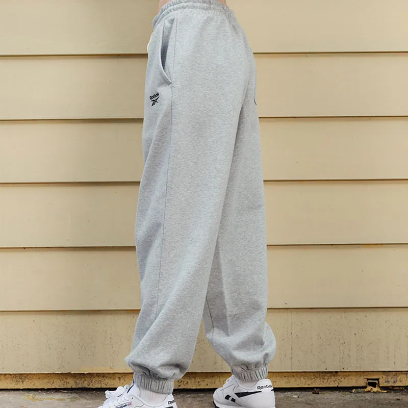 Reebok Knitted Sports Pants Unisex Gray-4