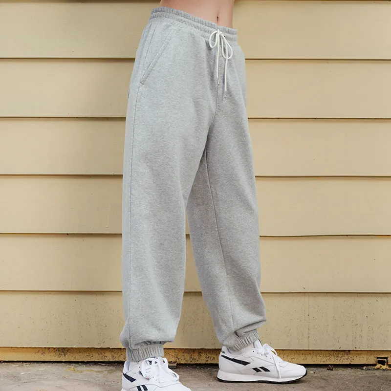 Reebok Knitted Sports Pants Unisex Gray-2