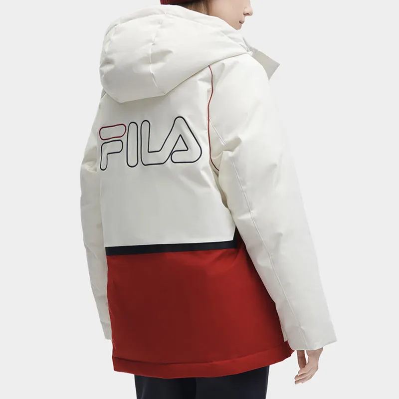 FILA Down Jacket Women's Cloud White-3
