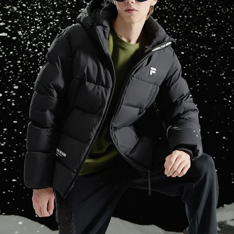 FILA FUSION Down Jacket Men's Jet Black-2