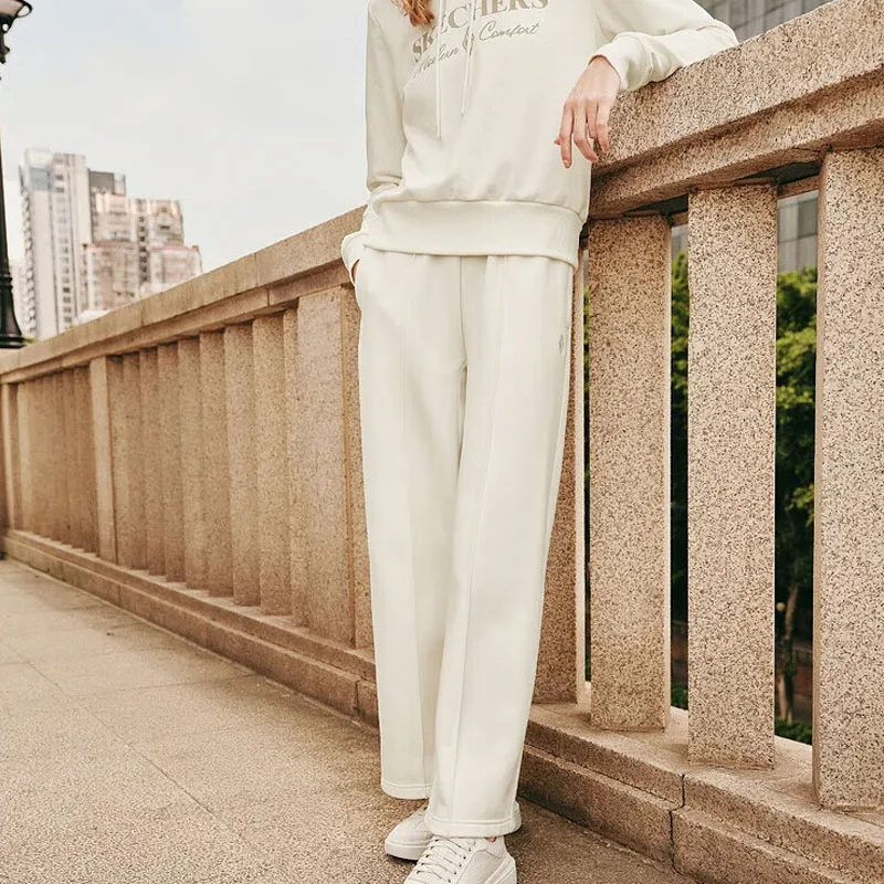 Skechers Knitted Sweatpants Women's Marshmallow White/0074-4