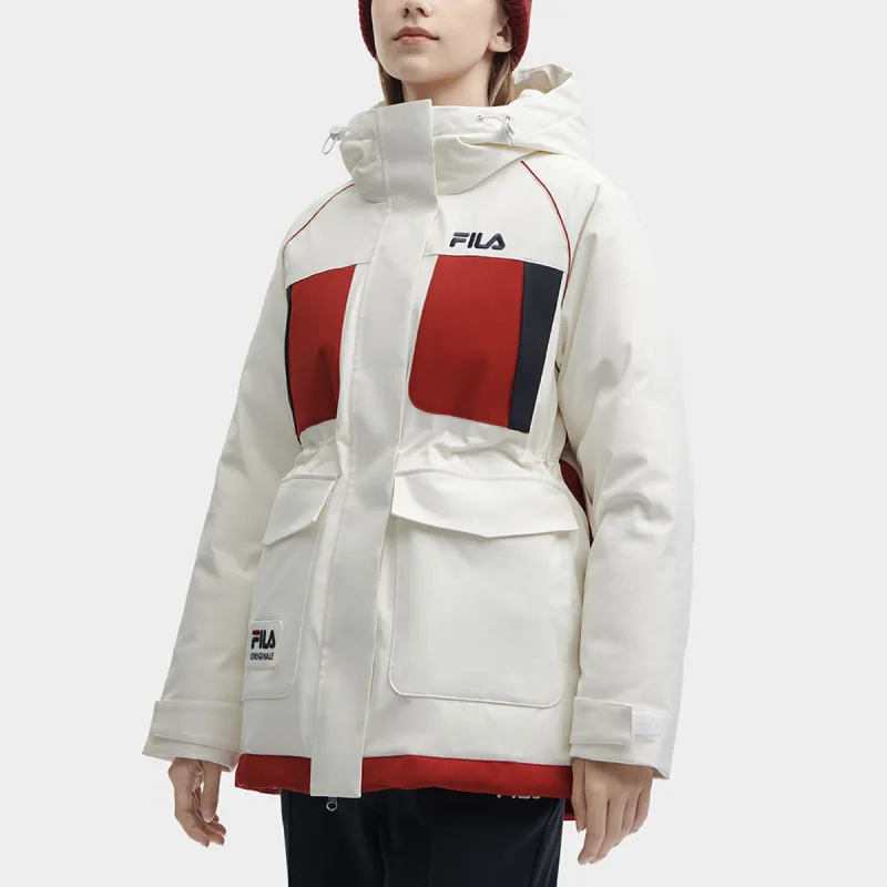 FILA Down Jacket Women's Cloud White-2