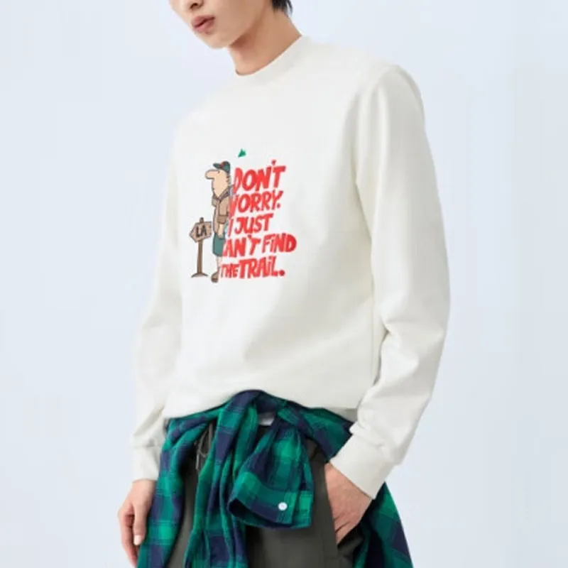 Skechers Stroll Sweatshirts Men Marshmallow White/0074-3
