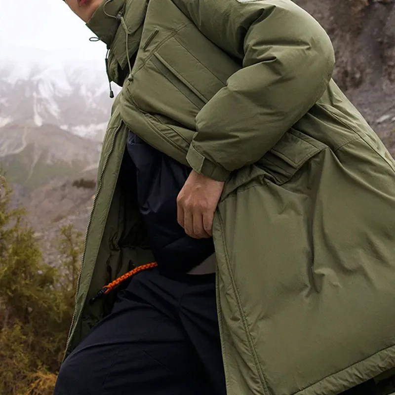 LiNing CF Down Jacket Unisex Murky Olive Green-3