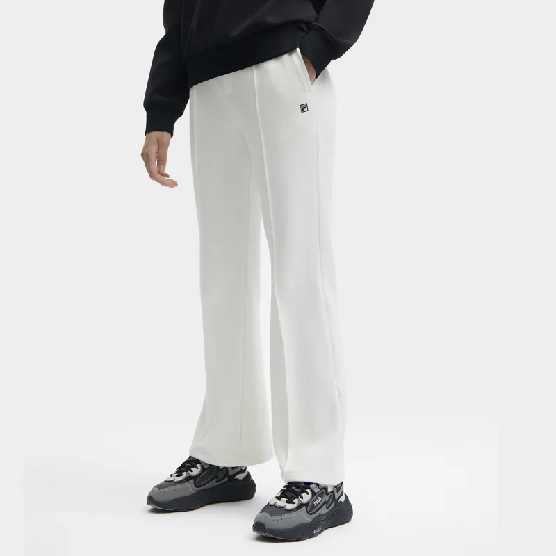 FILA Knitted Sweatpants Women's Brushed White-4