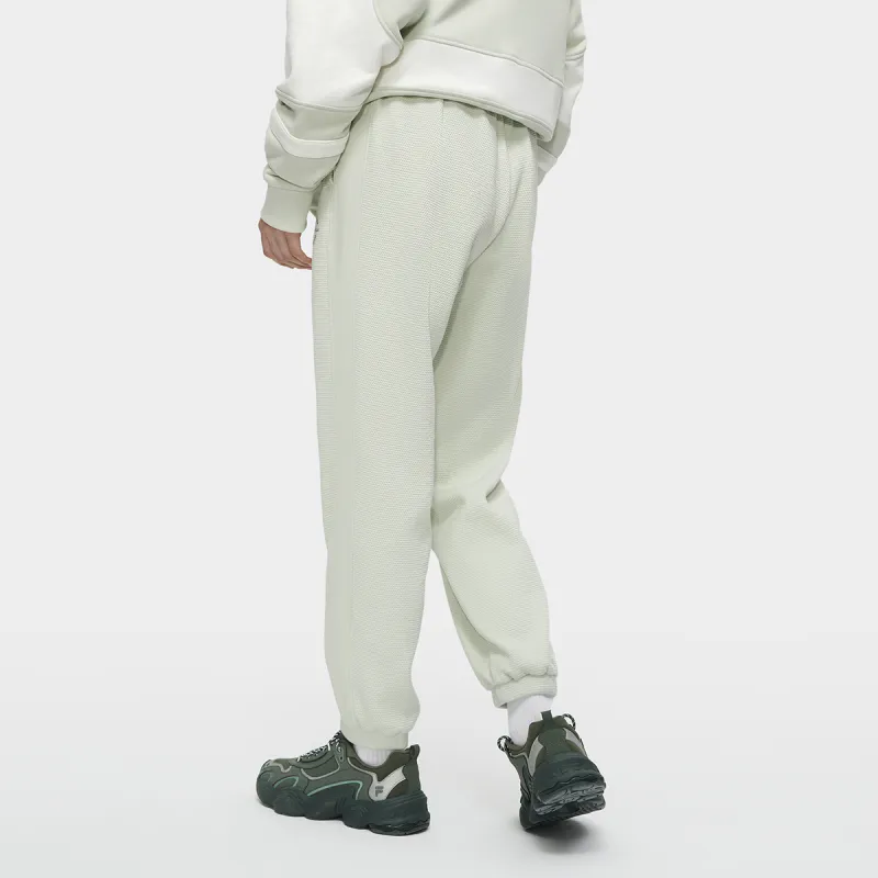FILA FUSION UNIFORM Knitted Sweatpants Women's Tea Massage Green-3