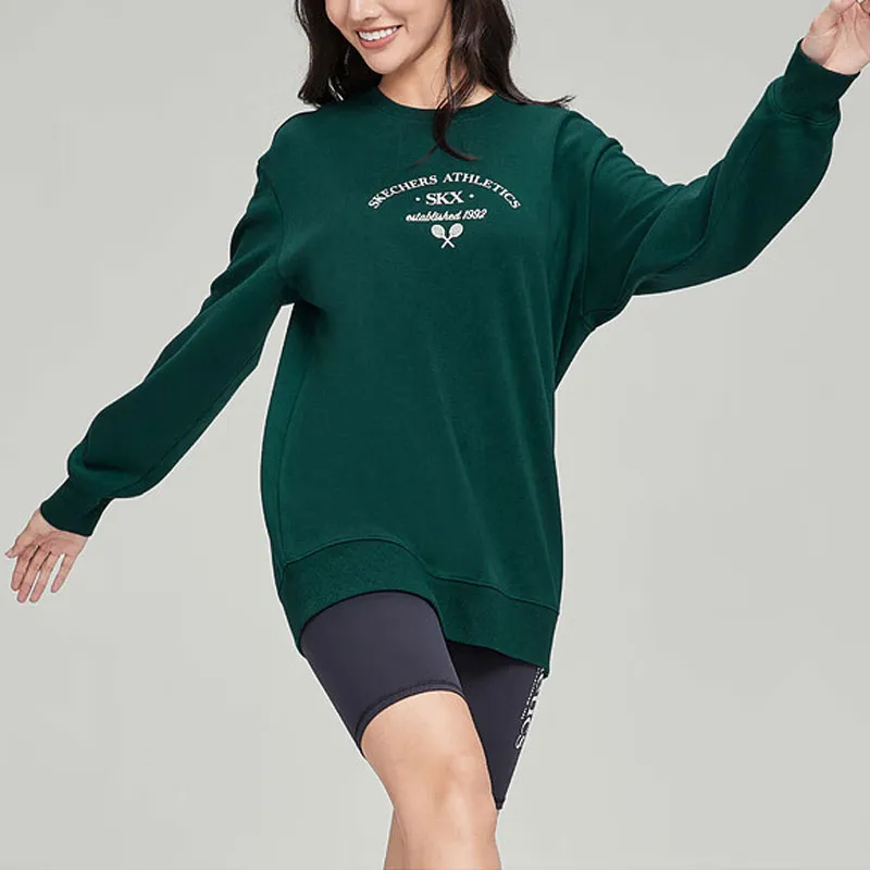 Skechers Sweatshirts Women's Yellow Pine Green/02A2-2