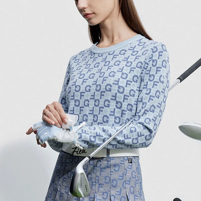FILA Golf Series Knitwear Women's All Over Print-4