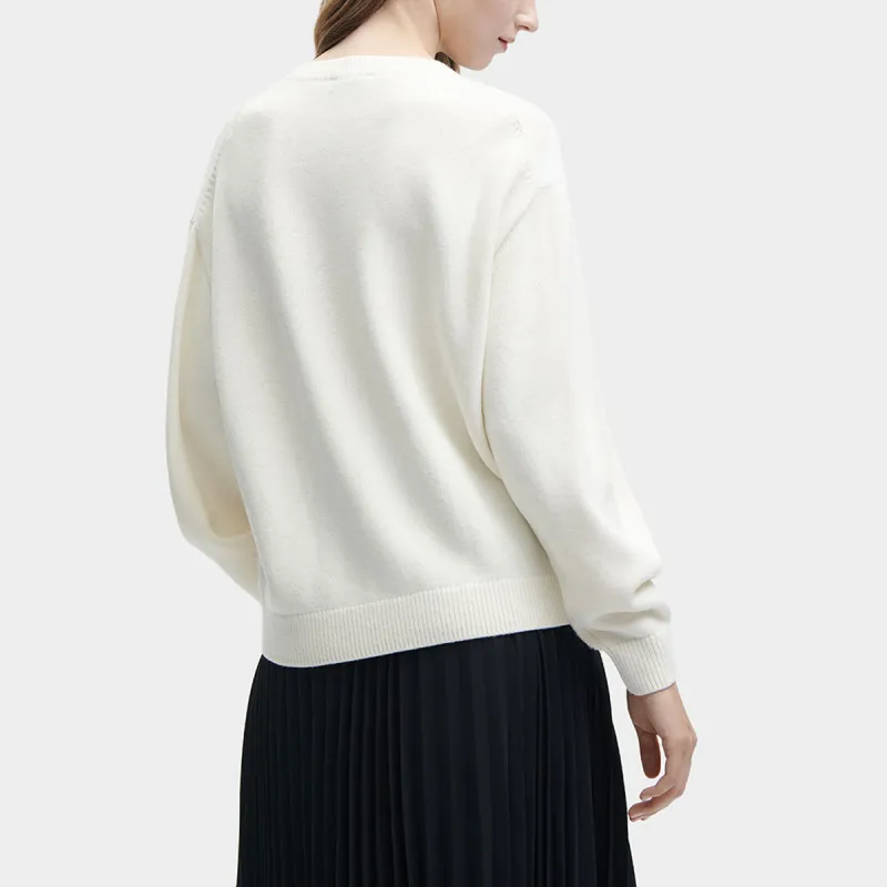 FILA Knitwear Women's Light Beige White-3