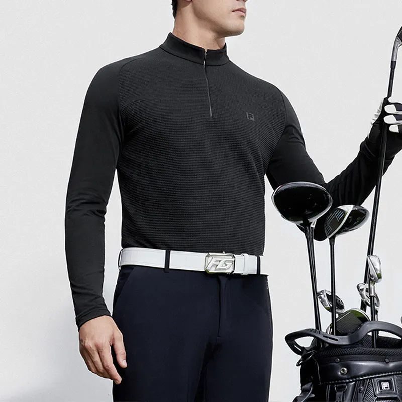 FILA Golf Series T Shirt Men's Pitch Black-4
