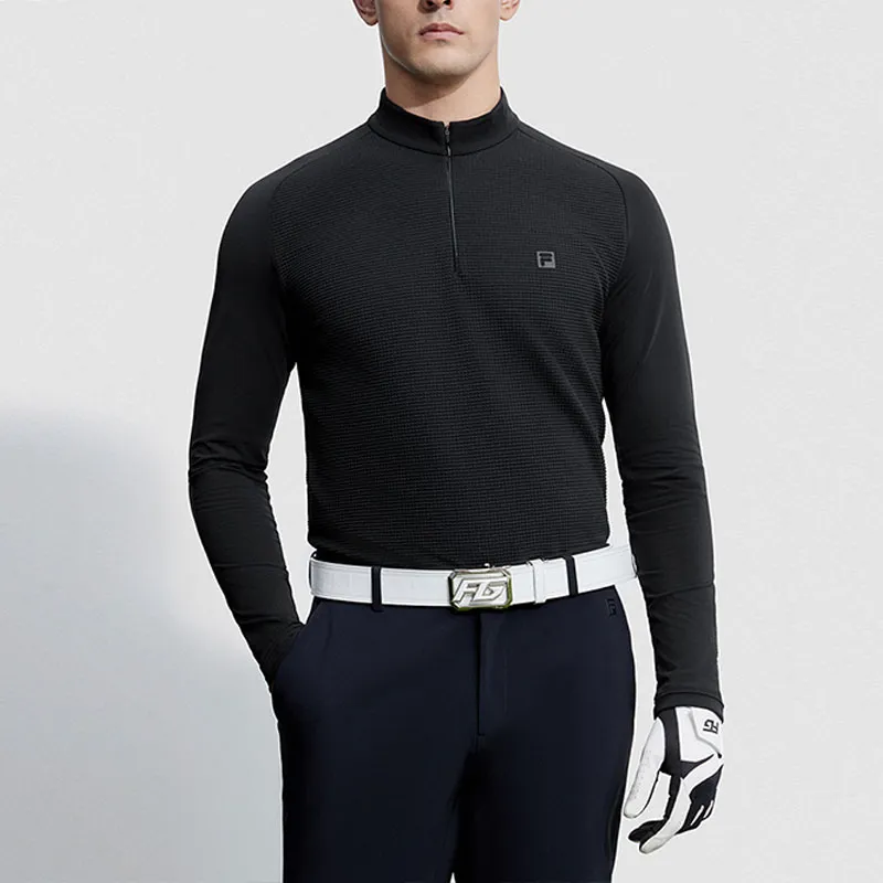 FILA Golf Series T Shirt Men's Pitch Black-2