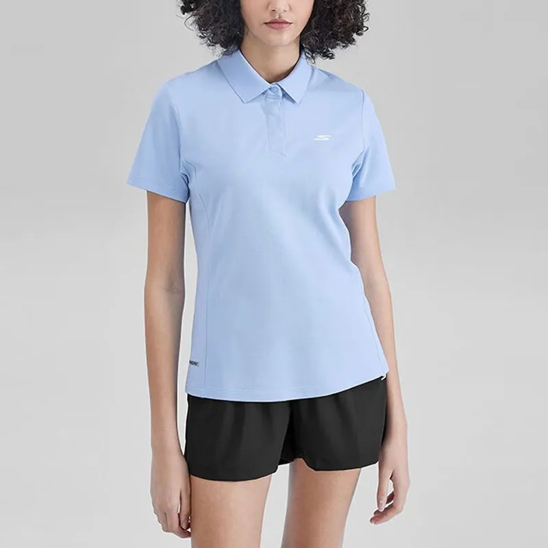 Skechers Polo Shirts Women's Tranquil Blue/00T3-2