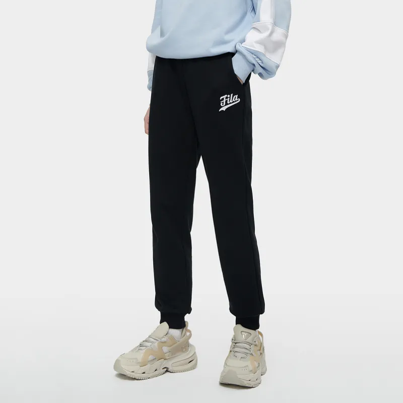 FILA FUSION Knitted Sweatpants Women's Black-2