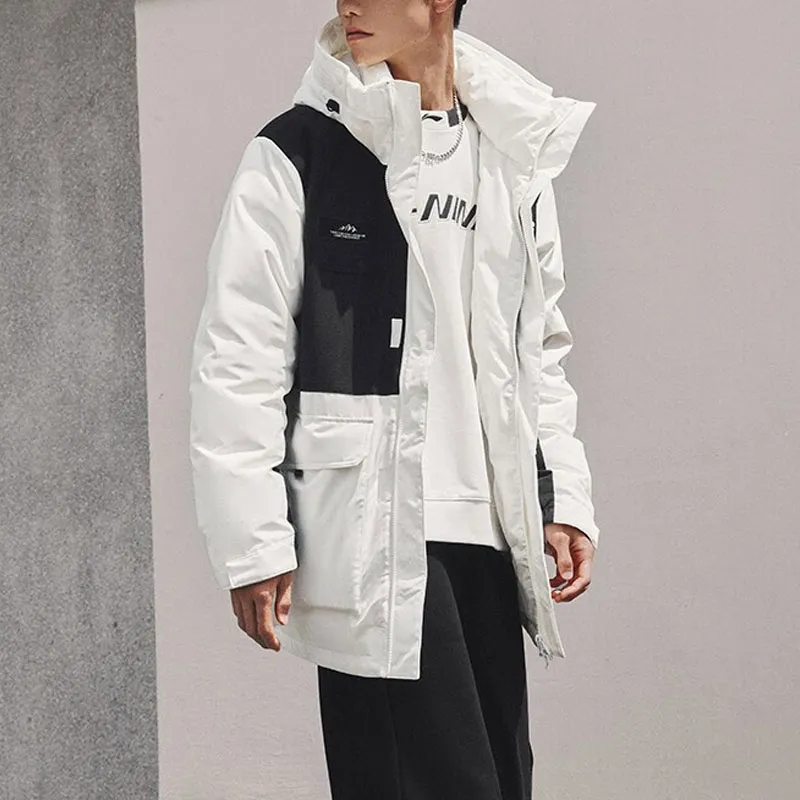 LiNing Fondue Down Series Down Jacket Men's Ivory-2