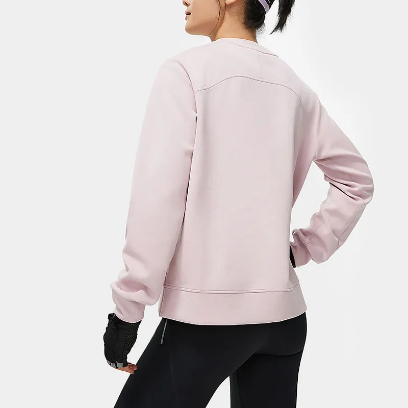 LiNing Fitness Series Sweatshirt Women's Lotus Red Purple-3