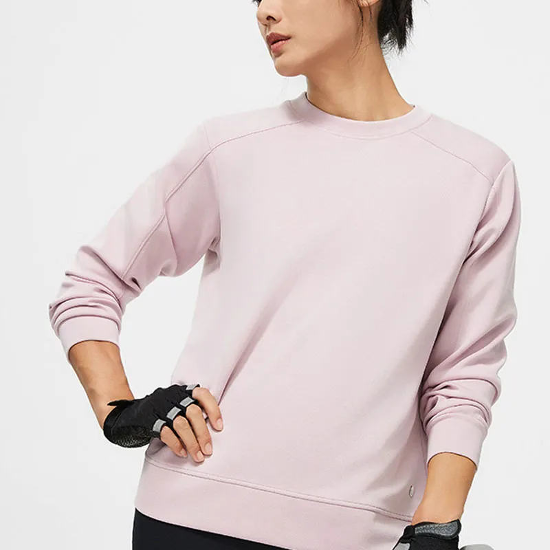 LiNing Fitness Series Sweatshirt Women's Lotus Red Purple-4