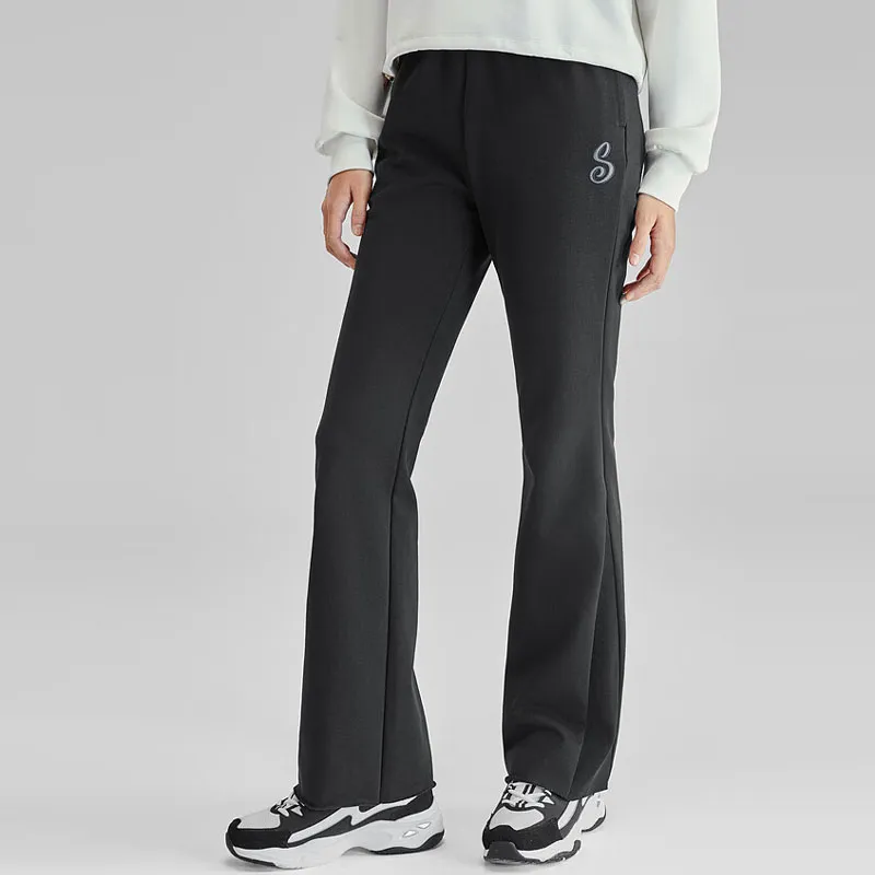Skechers Knitted Sweatpants Women's Carbon Black-2