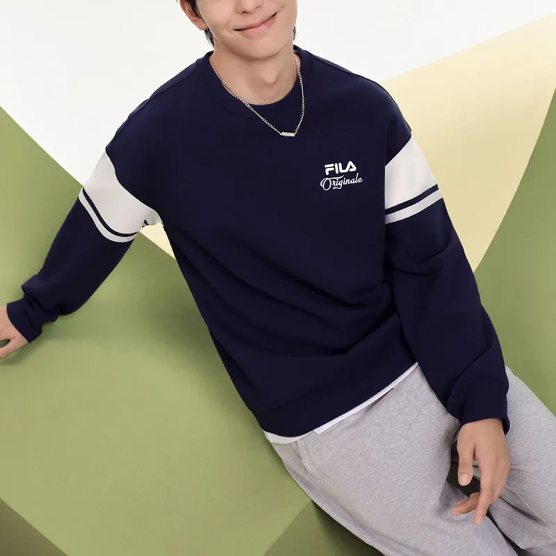 FILA Sweatshirt Men's Deep Silent Blue-2