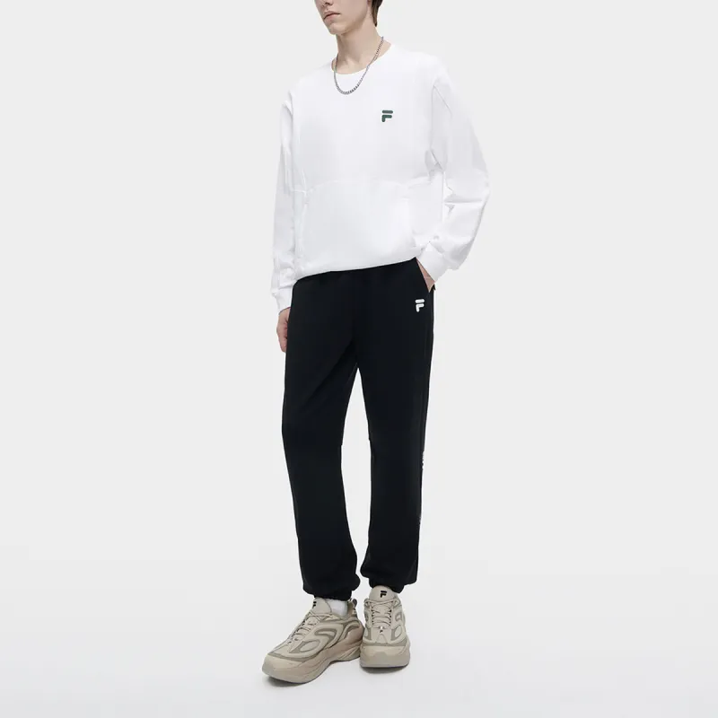 FILA FUSION Knitted Sweatpants Men's Jet Black-5
