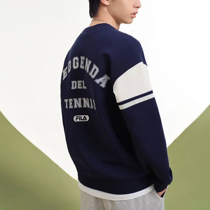 FILA Sweatshirt Men's Deep Silent Blue-3