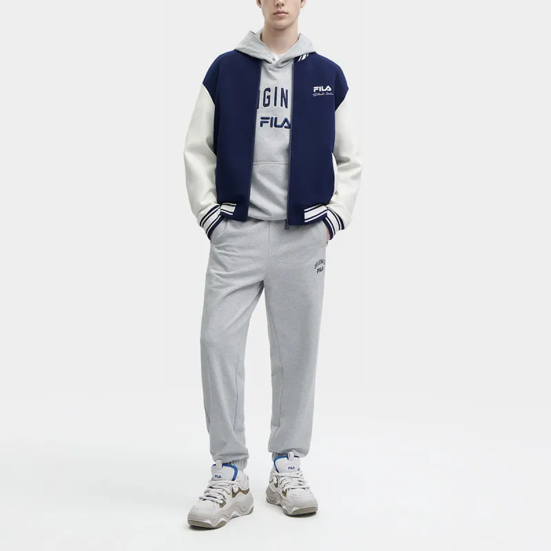 FILA Baseball Jacket Men's Deep Silent Blue-5