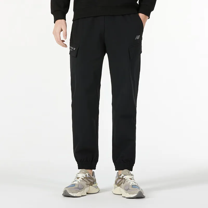 New Balance Knitted Sports Pants Men's Black-1