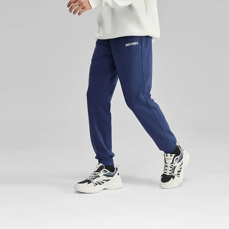 Skechers Colorful Knitted Sweatpants Men's Medieval Blue-3