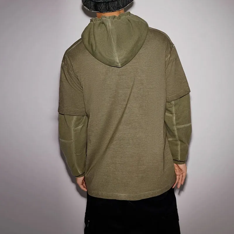 LiNing Sweatshirt Unisex Army Sail Green-3