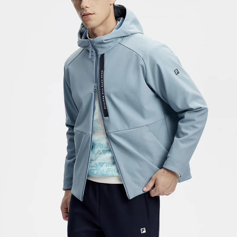 FILA Jacket Men's Misty Yarn Blue-3