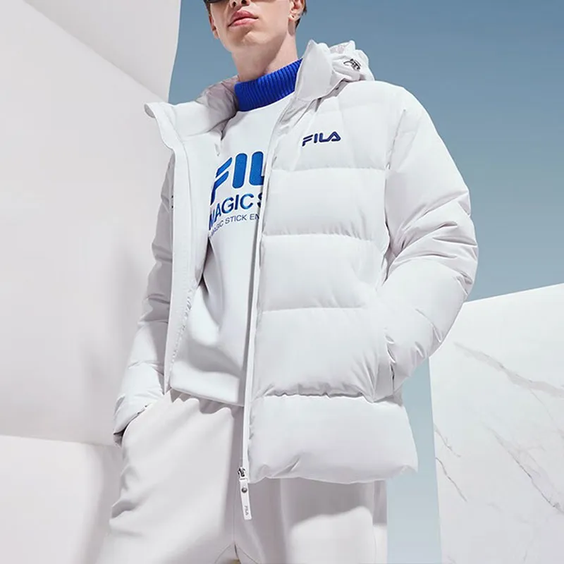 FILA Down Jacket Men's Standard White-3