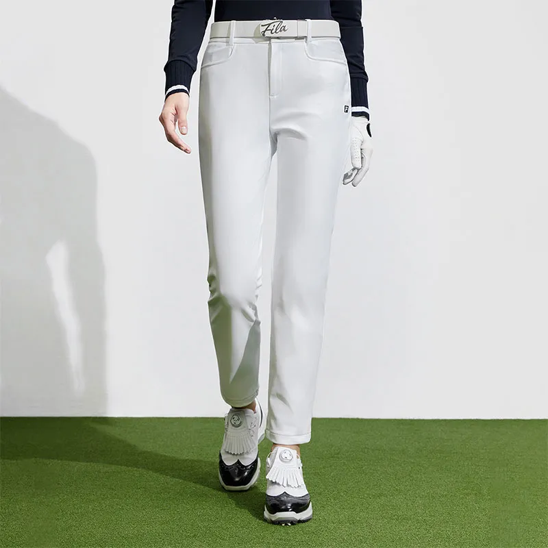 FILA Golf Series Casual Pants Women's Jade White-2