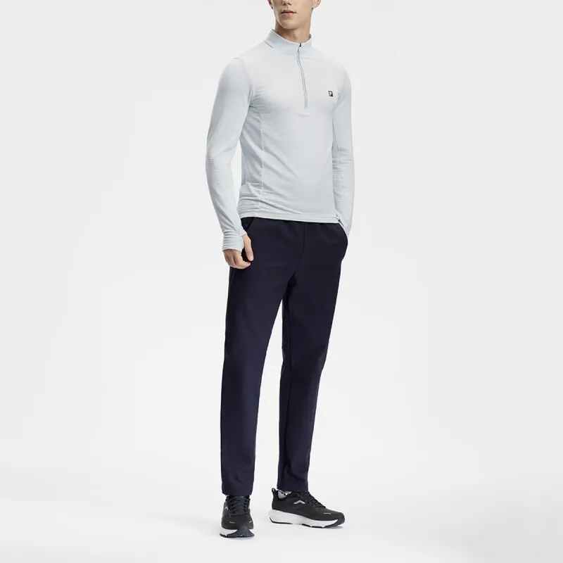 FILA T Shirt Men's Misty Yarn Blue-5