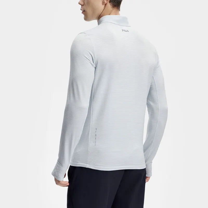 FILA T Shirt Men's Misty Yarn Blue-3